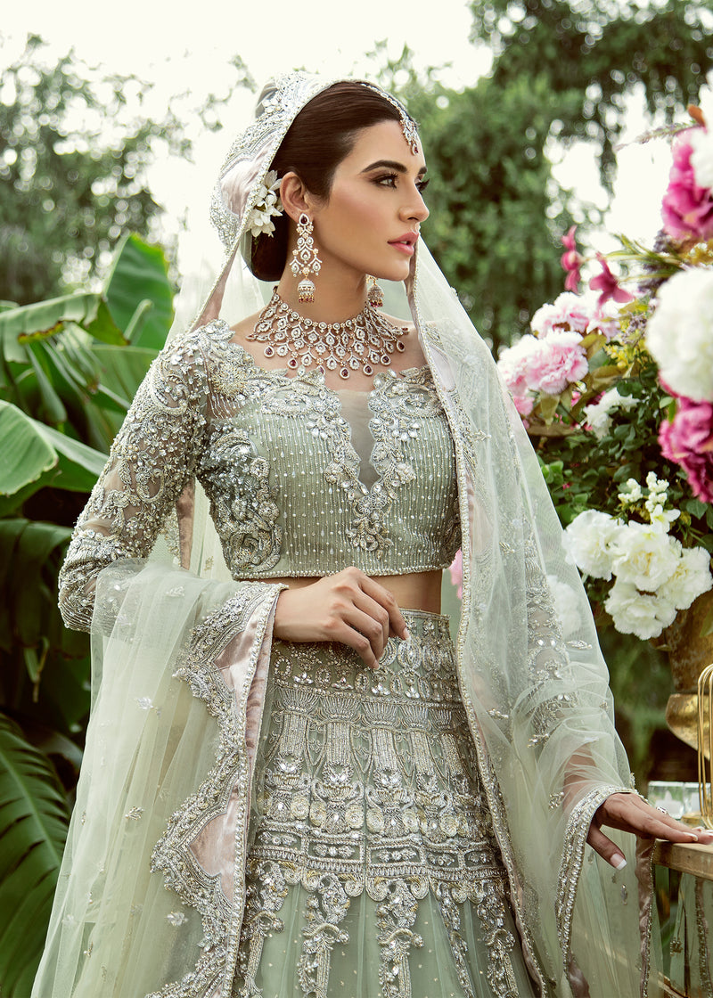 Mint Hint Bridal by Sadaf Fawad Khan — detail view | SFK Bridals