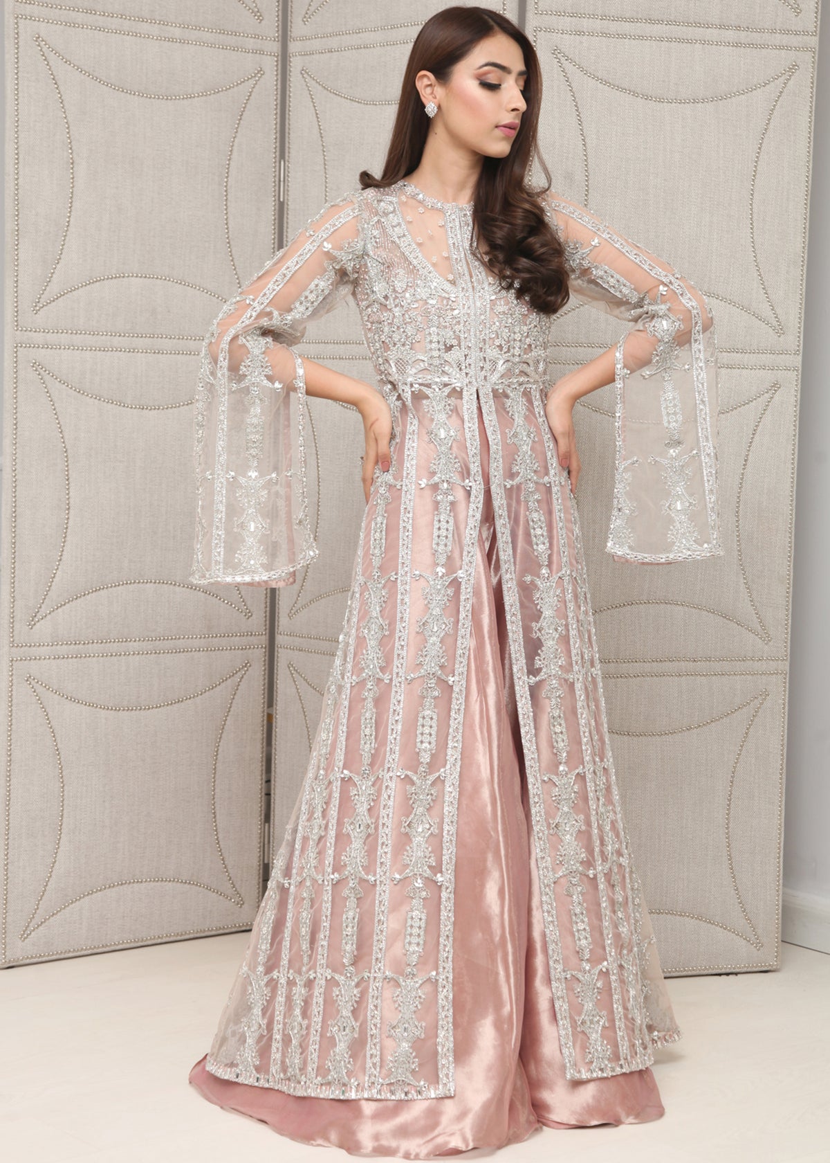 Peach Bloom by Sadaf Fawad Khan — detail view | SFK Formal