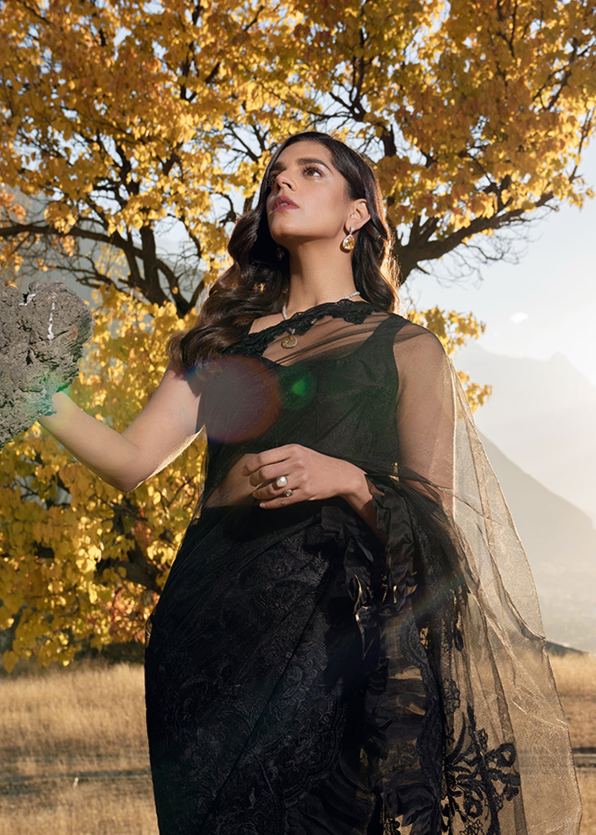 Black Jade by Sadaf Fawad Khan — full length view | SFK Formal
