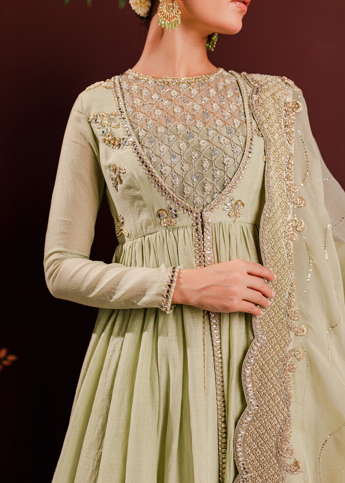 Sea Queen by Sadaf Fawad Khan — detail view | SFK Formal