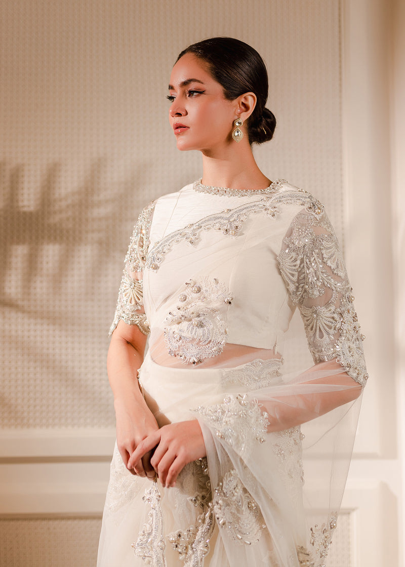 Silver Charm by Sadaf Fawad Khan — detail view | SFK Formal