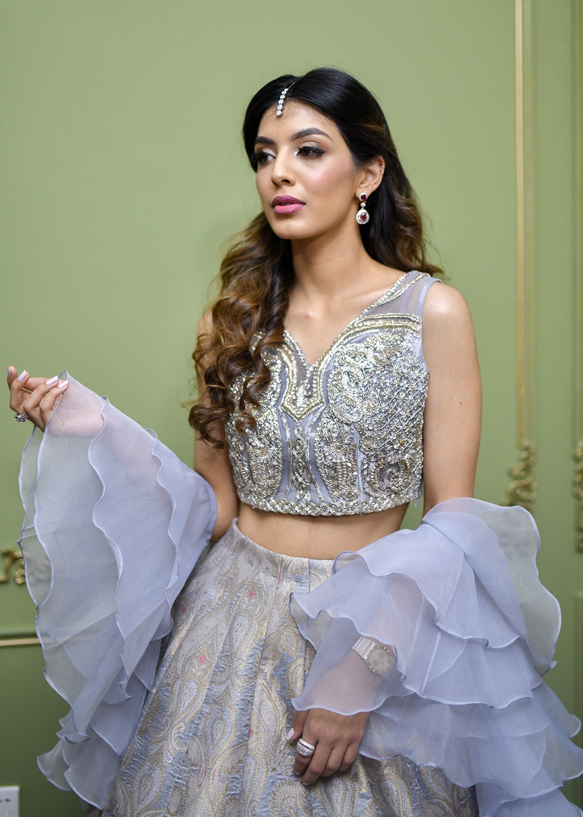 Muscari by Sadaf Fawad Khan — detail view | SFK Formal
