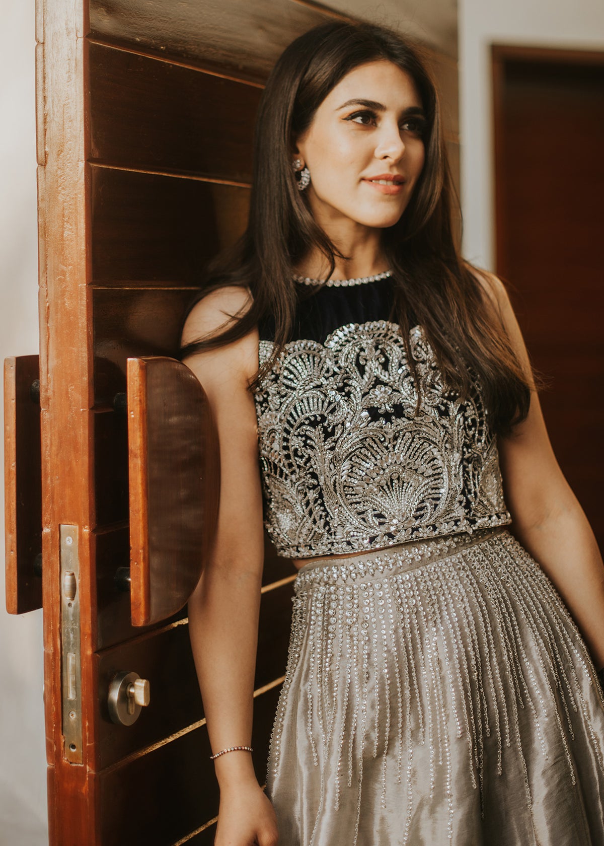 Midnight Waterfall by Sadaf Fawad Khan — detail view | SFK Formal