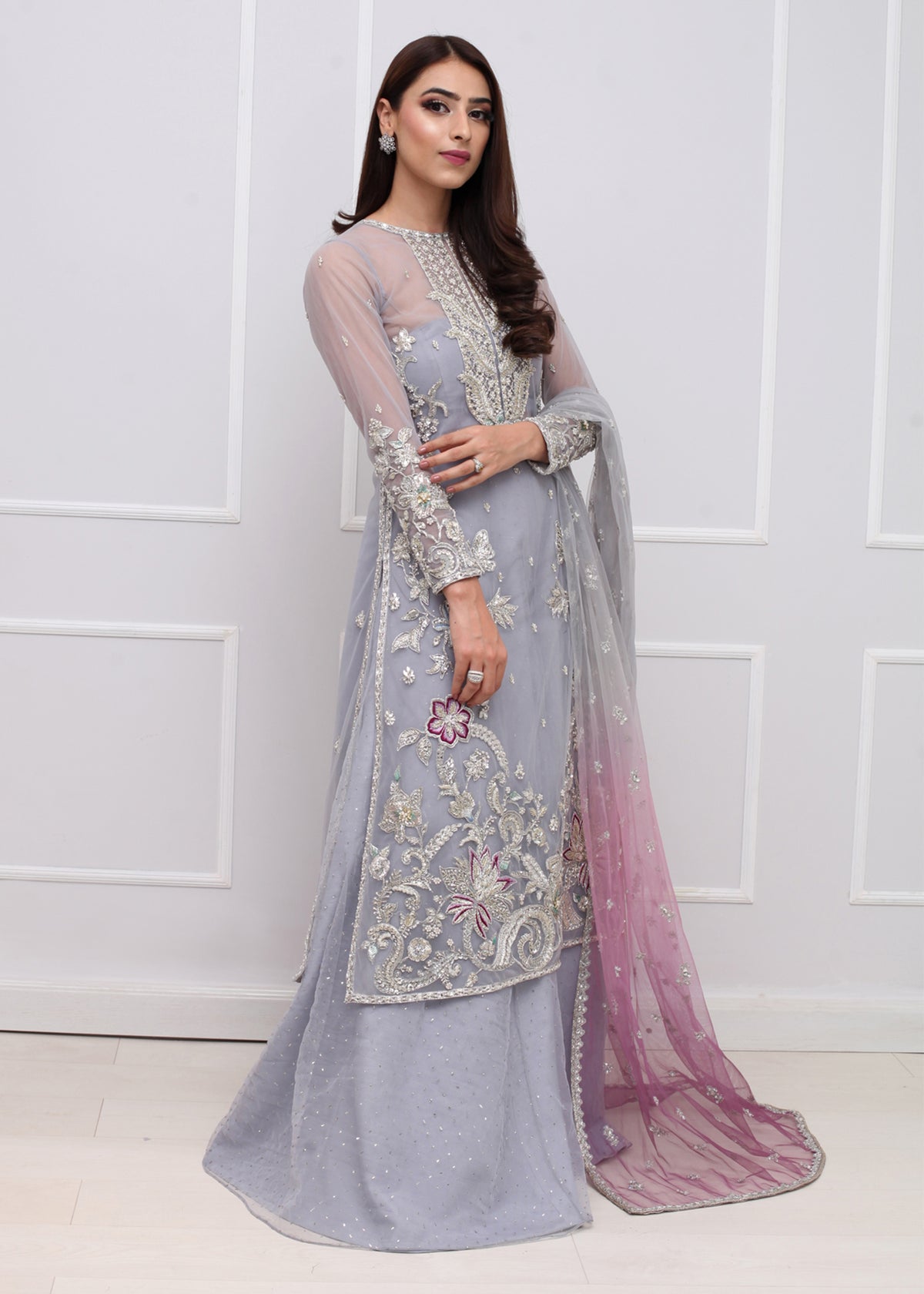 Frozen Forest by Sadaf Fawad Khan — side view | SFK Formal