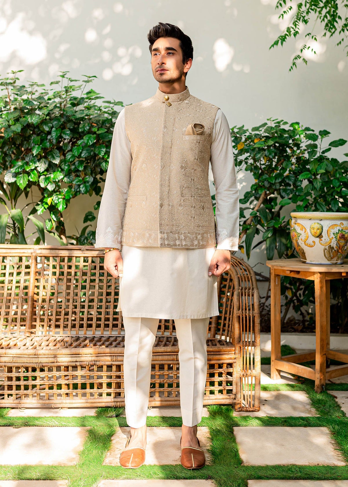 Radin C by Sadaf Fawad Khan — side view | SFK Menswear