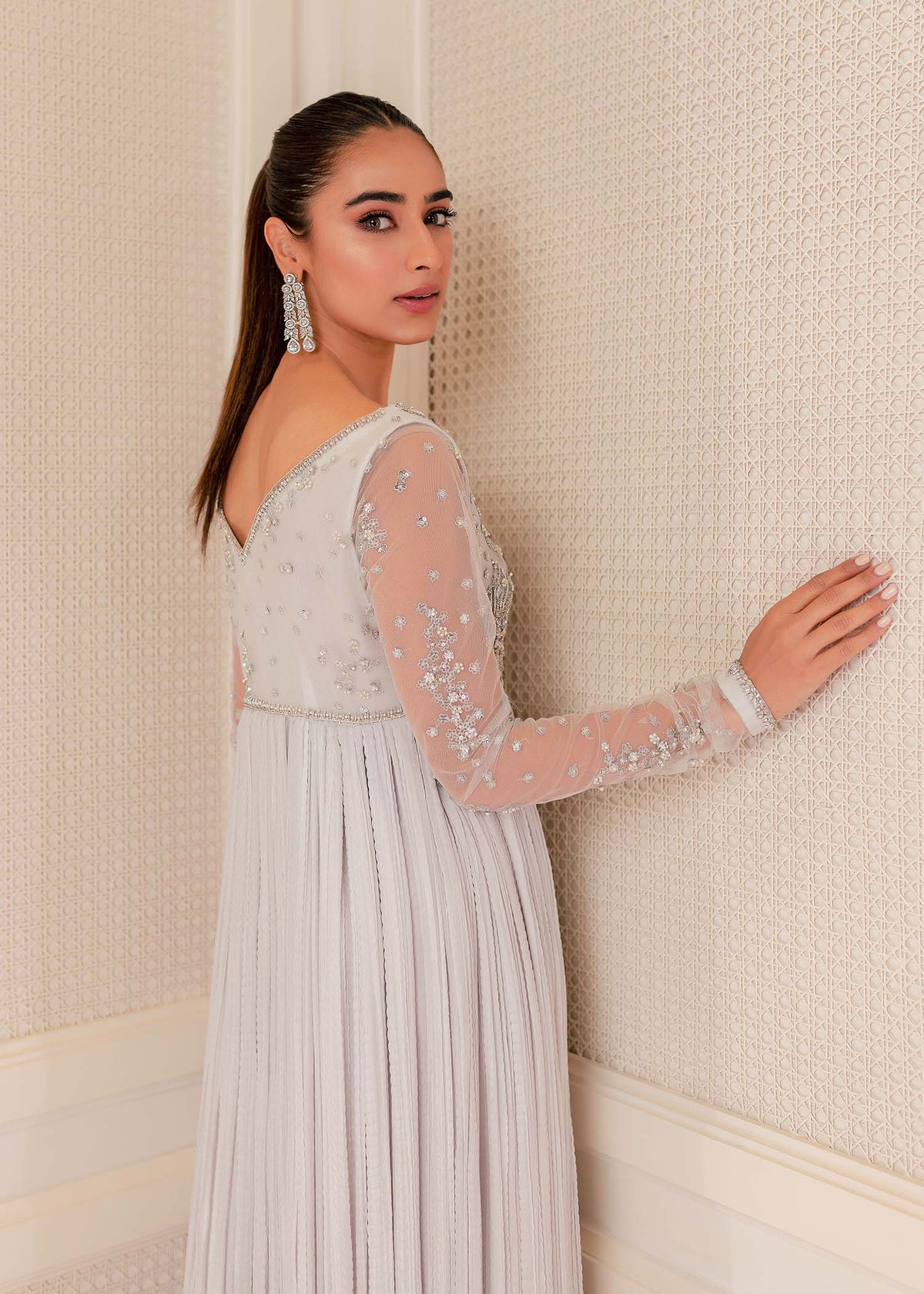 Sea Holly by Sadaf Fawad Khan — full length view | SFK Formal