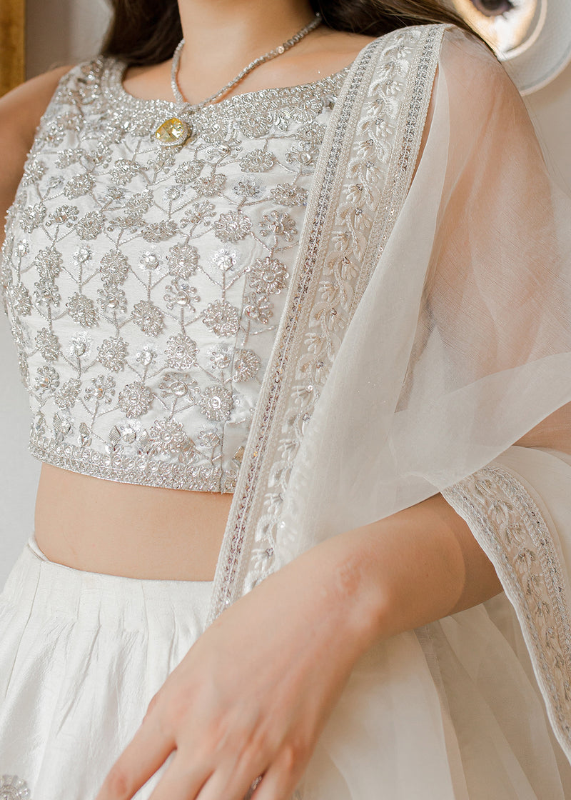 Silver Cloud by Sadaf Fawad Khan — detail view | SFK Formal