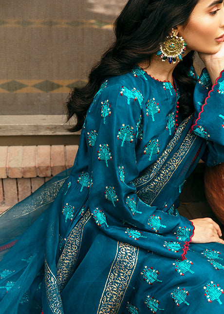 Fall For Teal by Sadaf Fawad Khan — detail view | SFK Formal
