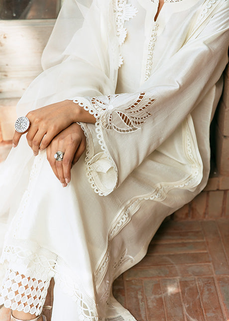 White Lotus by Sadaf Fawad Khan — detail view | SFK Formal