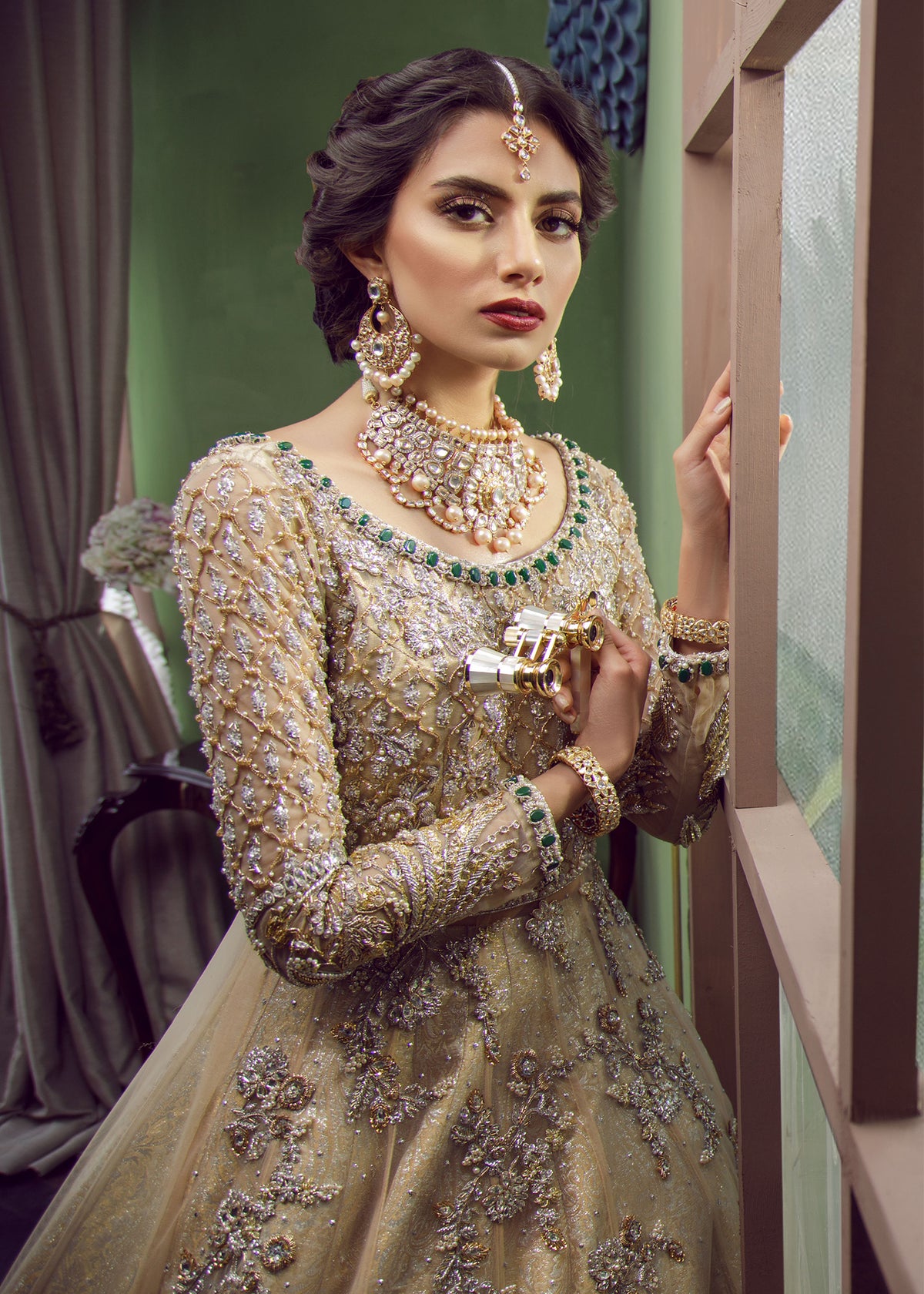 Primrose Bridal by Sadaf Fawad Khan — side view | SFK Bridals