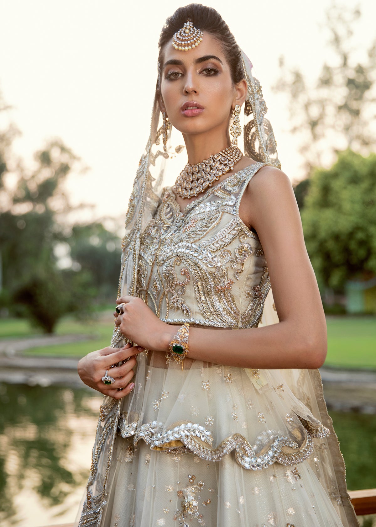 Camellia Bridal by Sadaf Fawad Khan — detail view | SFK Bridals