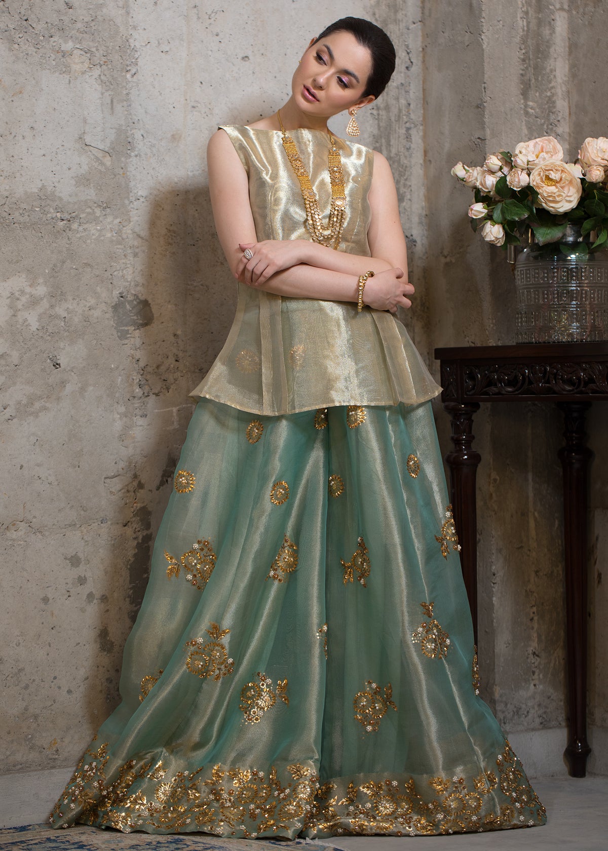 Afroz by Sadaf Fawad Khan — side view | SFK Formal