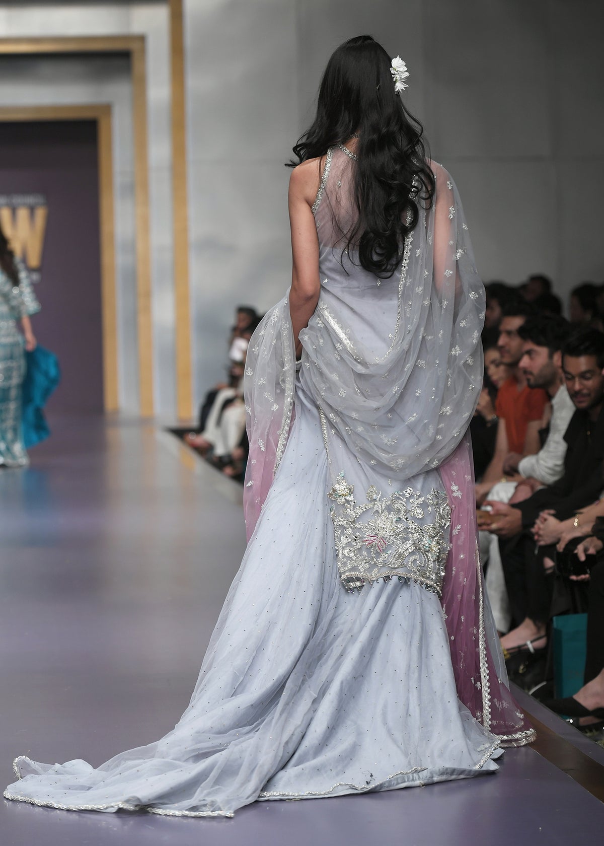 Frozen Forest Luxury Pret by Sadaf Fawad Khan — detail view | SFK Luxury Pret