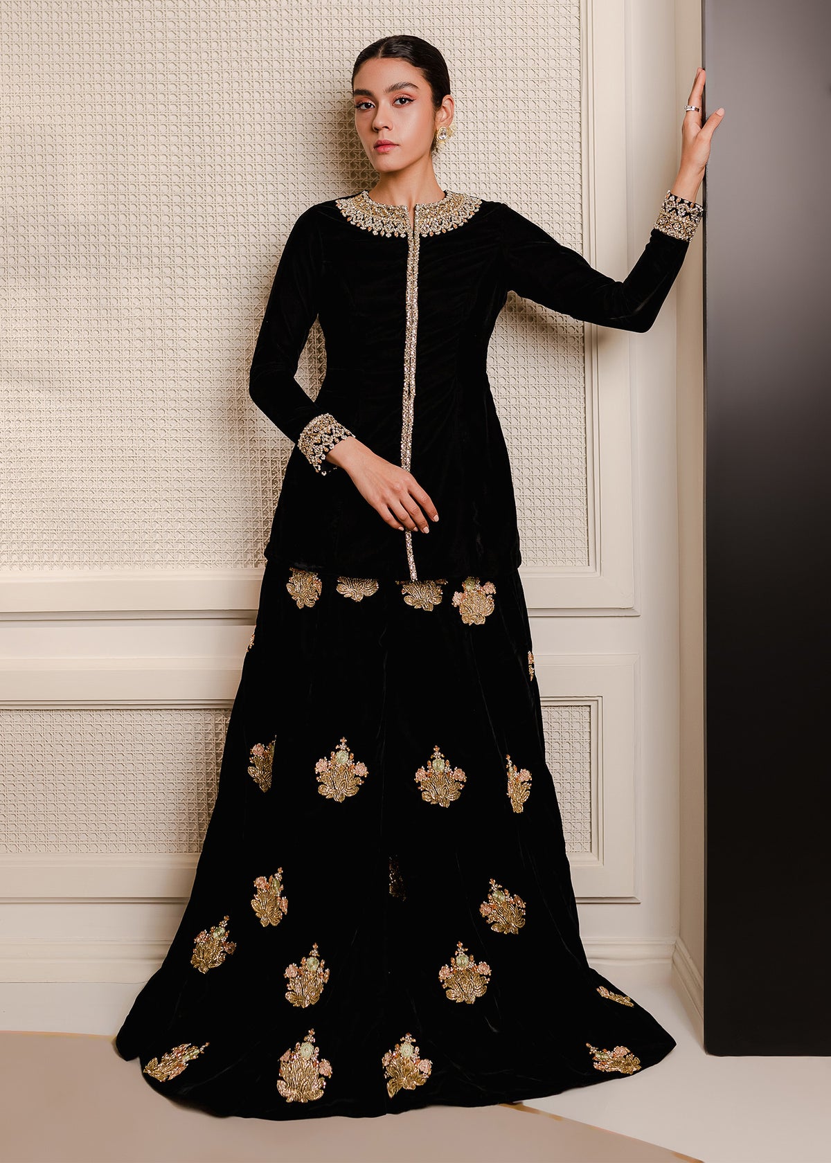 Black Jasper by Sadaf Fawad Khan | SFK Formal