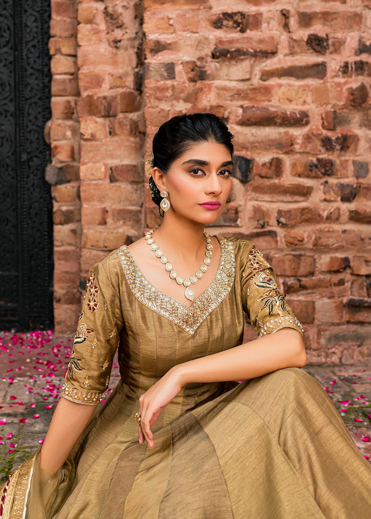 Dhani by Sadaf Fawad Khan — close-up view | SFK Formal
