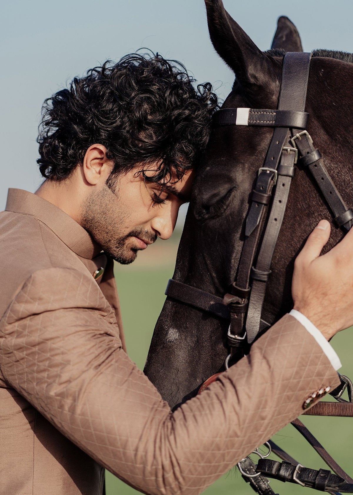 Cacao by Sadaf Fawad Khan — side view | SFK Menswear