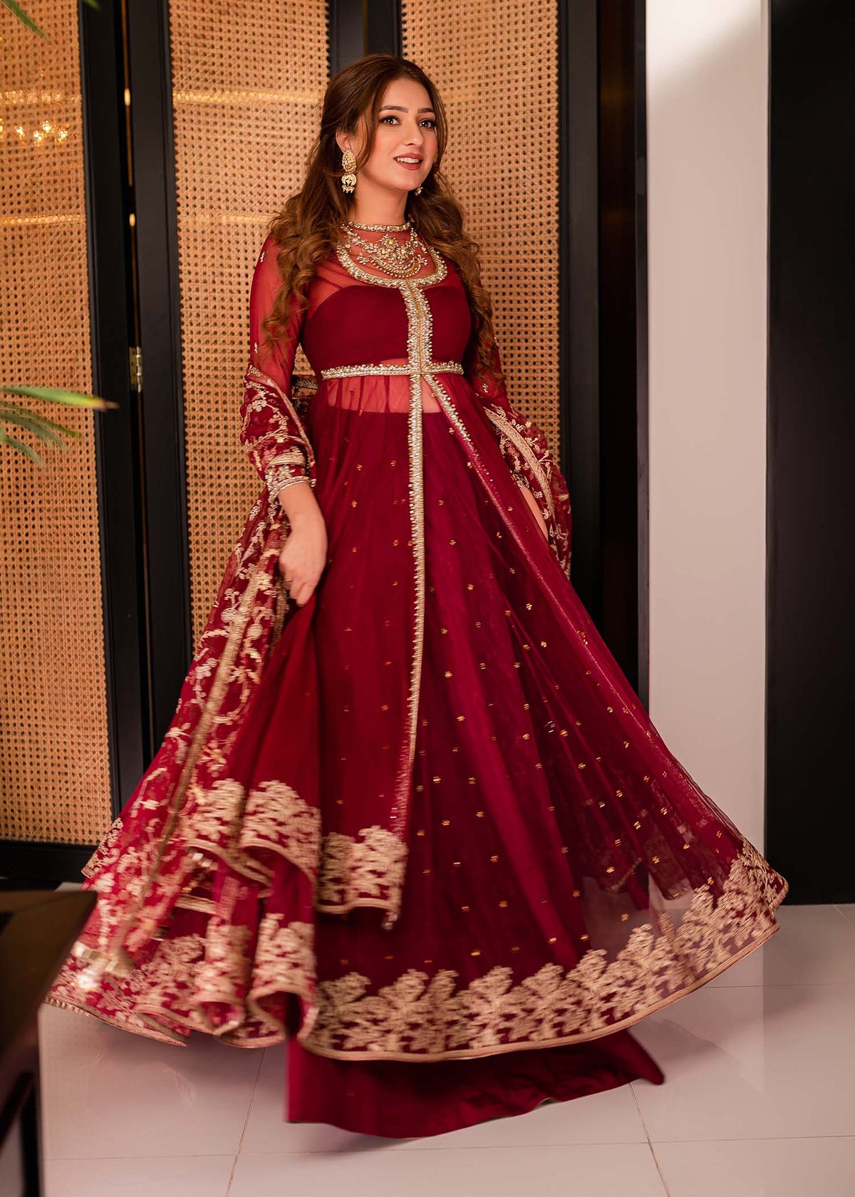 Sangria by Sadaf Fawad Khan — detail view | SFK Formal