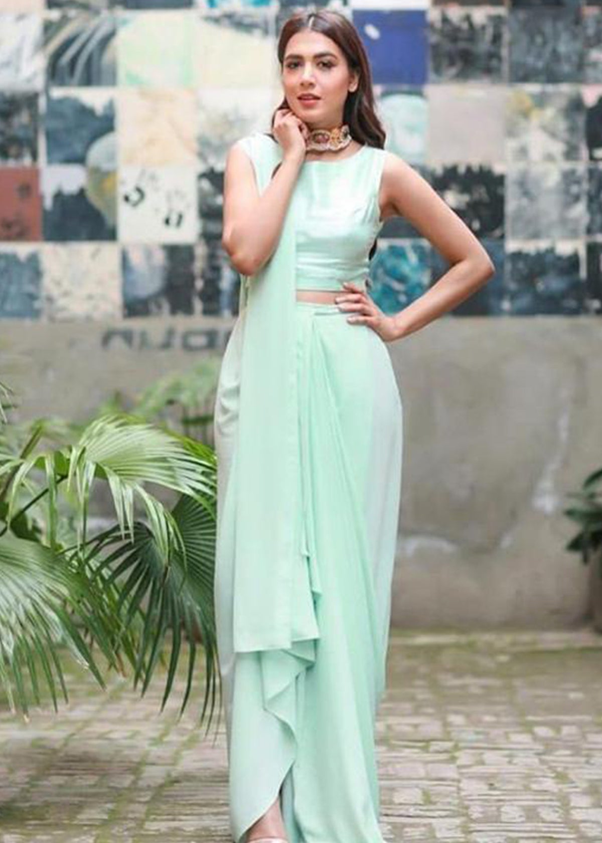 Mansha Pasha in Sadaf Fawad Khan — Celebrity Formal SFK Portfolio | SFK Formal