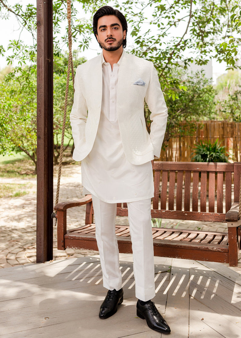 Procelain by Sadaf Fawad Khan — detail view | SFK Menswear