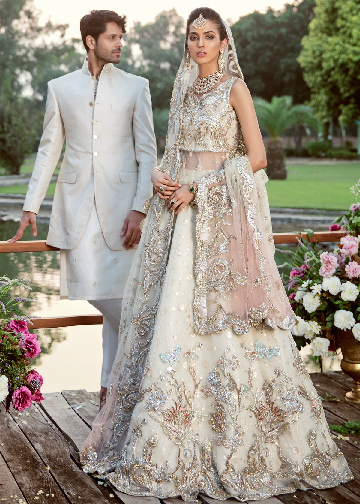 Camellia Bridal by Sadaf Fawad Khan — full length view | SFK Bridals
