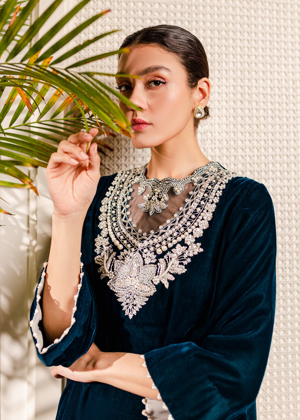 Sapphire by Sadaf Fawad Khan — detail view | SFK Formal