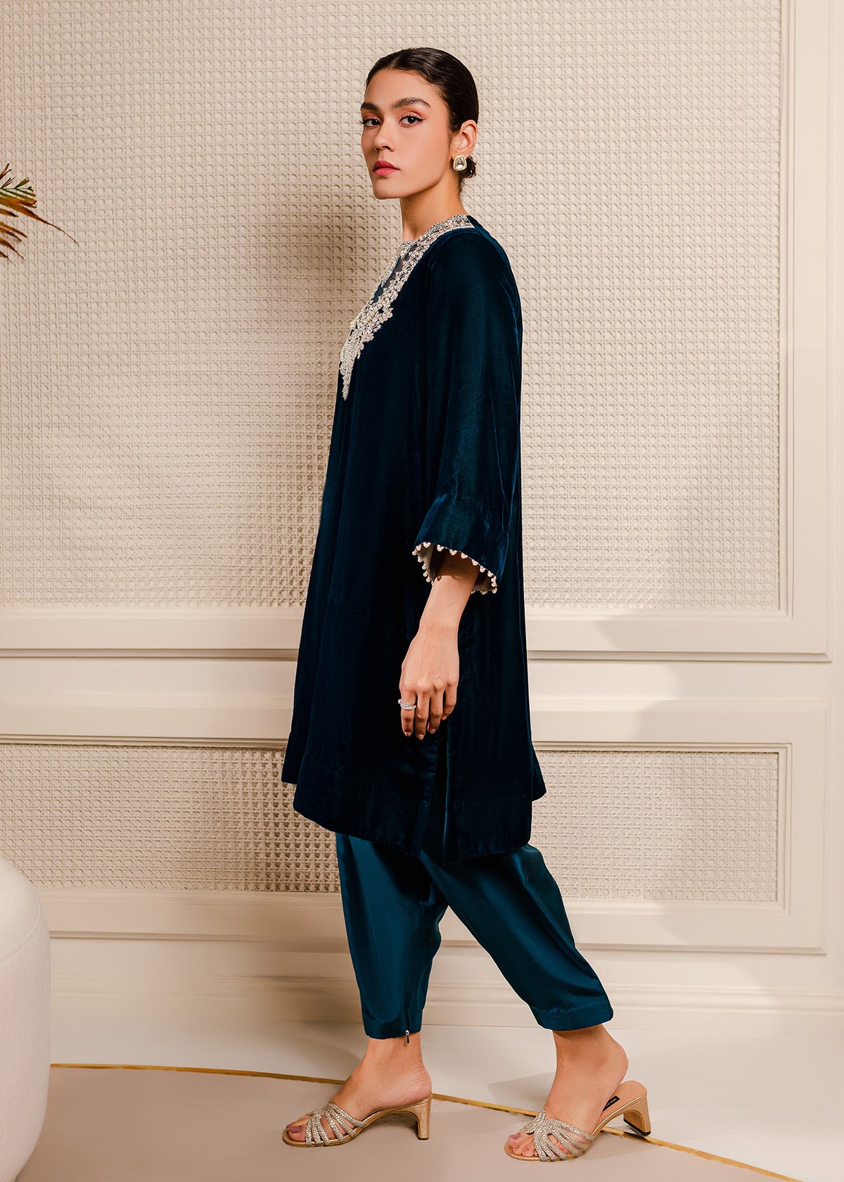 Sapphire by Sadaf Fawad Khan — side view | SFK Formal