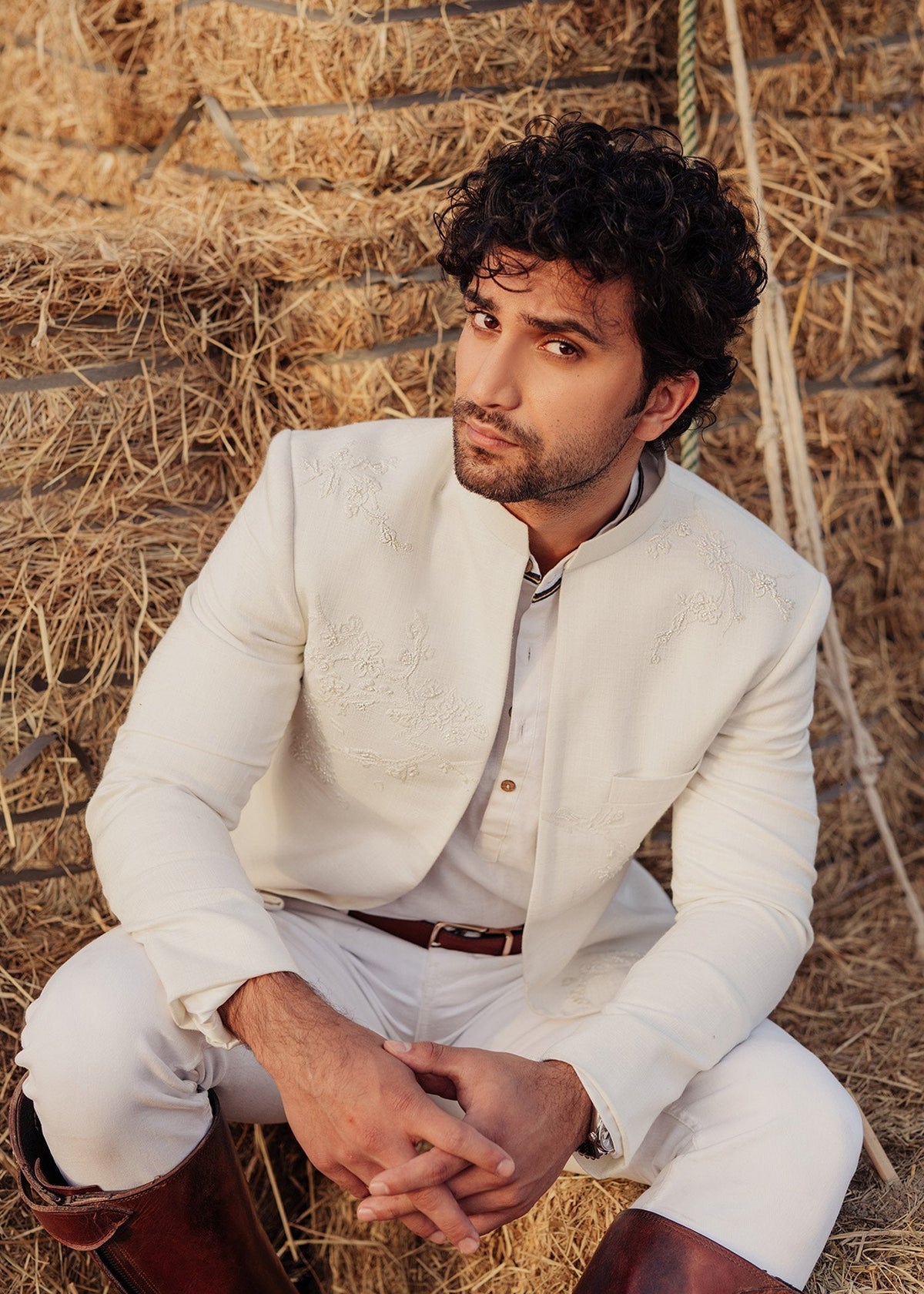 Sakura by Sadaf Fawad Khan — full length view | SFK Menswear