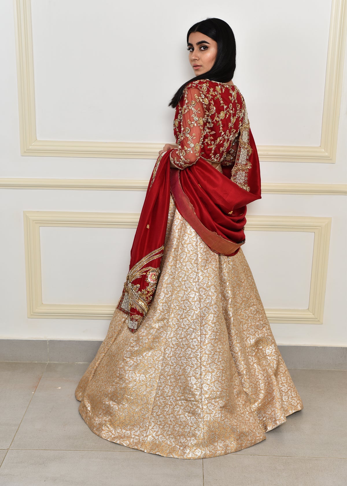 Elysian by Sadaf Fawad Khan — side view | SFK Formal