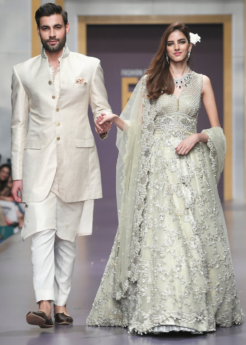 Sun Set by Sadaf Fawad Khan — detail view | SFK Luxury Pret