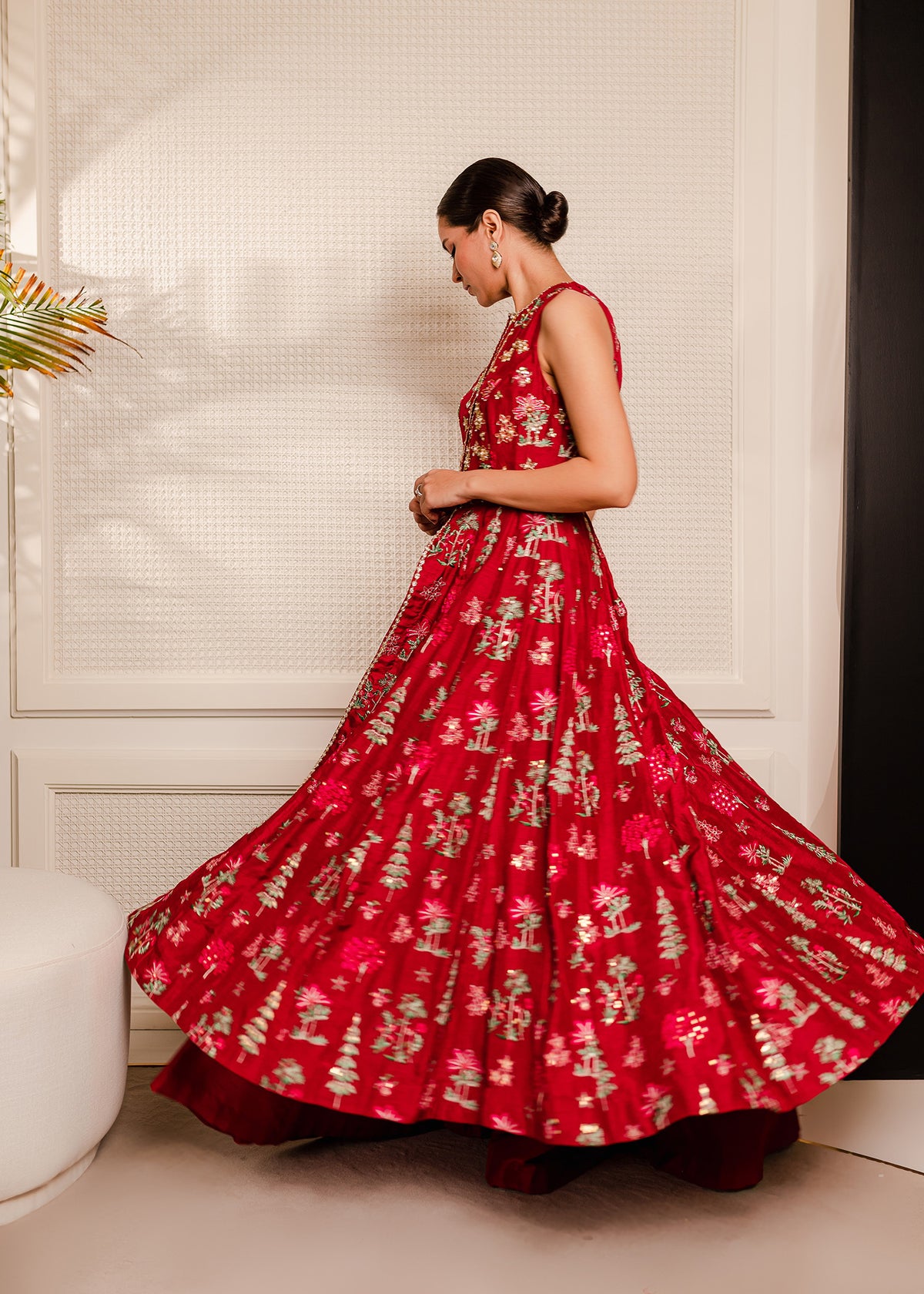 Royal Red by Sadaf Fawad Khan — detail view | SFK Formal