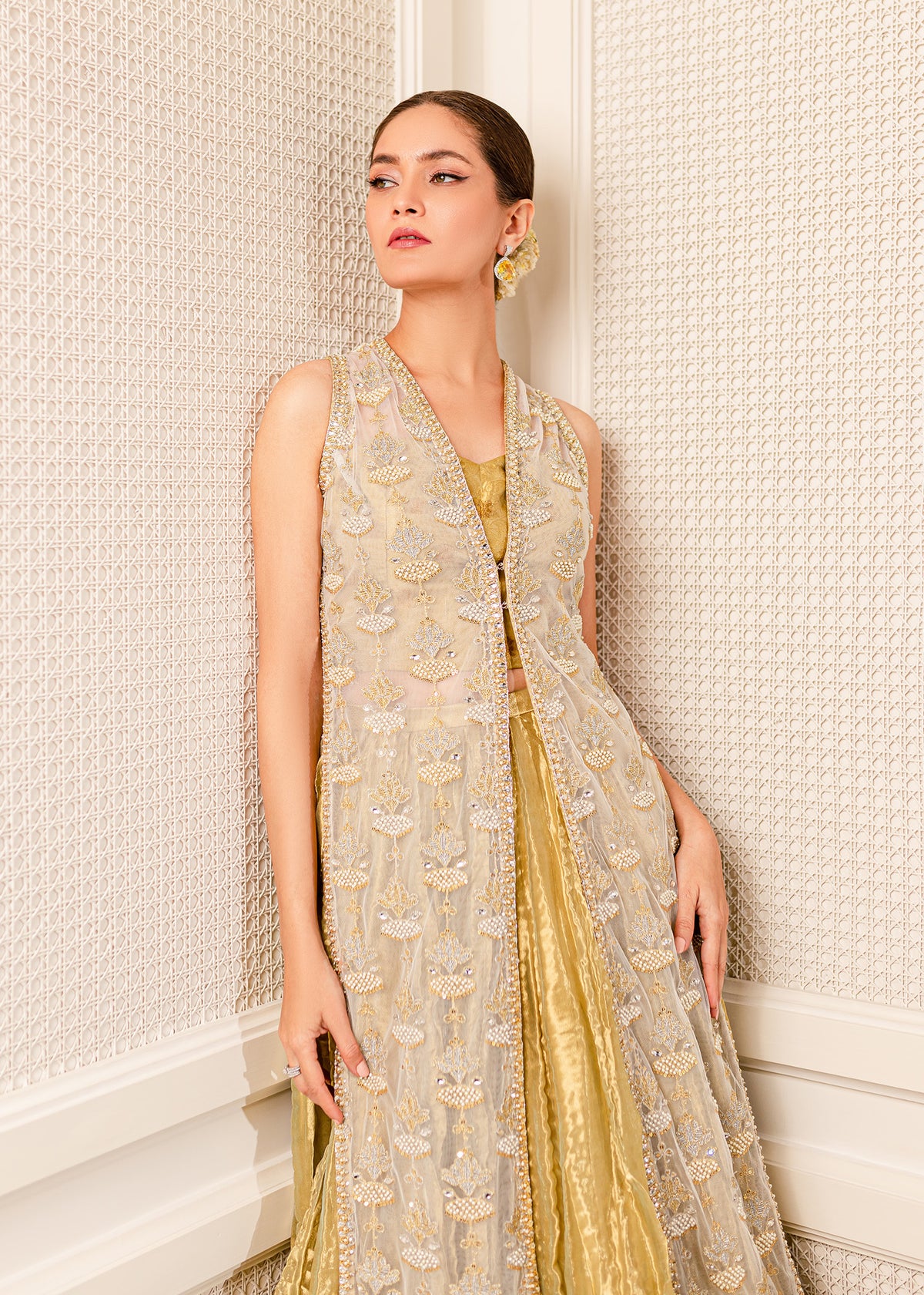 Peridot by Sadaf Fawad Khan — side view | SFK Formal