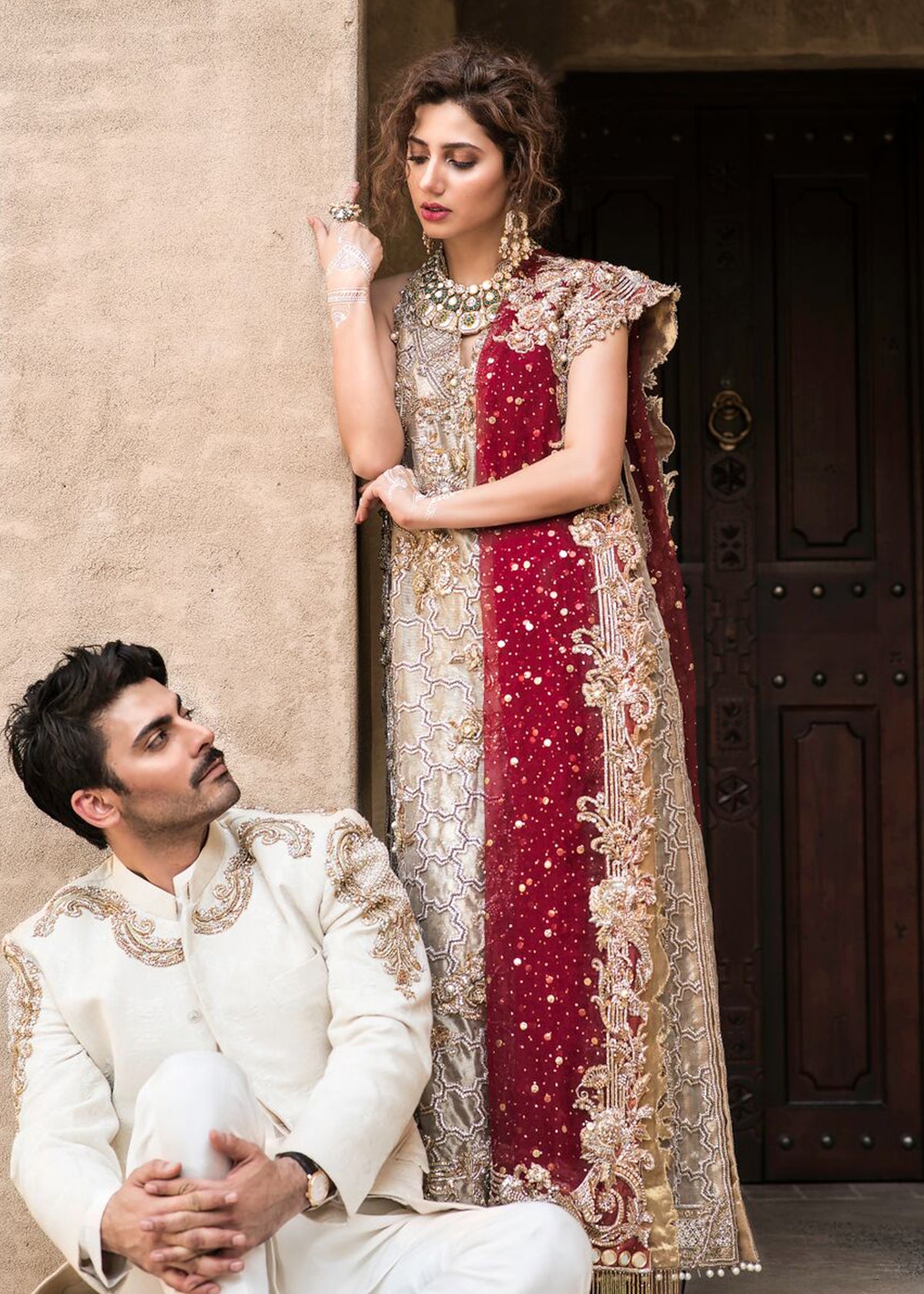 Vintage Dazzle by Sadaf Fawad Khan — Embellished Vintage Formal Outfit | SFK Formal