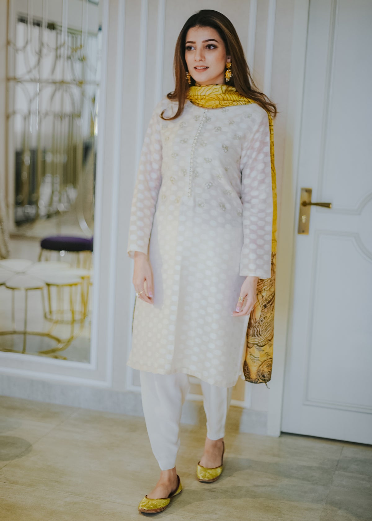 Calla Lily by Sadaf Fawad Khan — detail view | SFK Formal