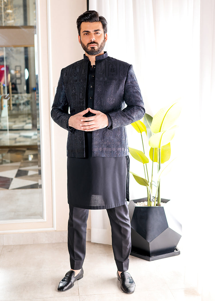 Roya Black by Sadaf Fawad Khan | SFK Menswear