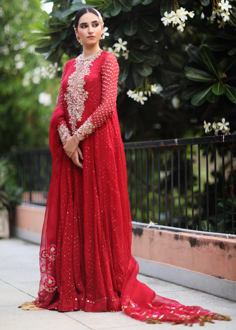 Rose Glare by Sadaf Fawad Khan — side view | SFK Formal