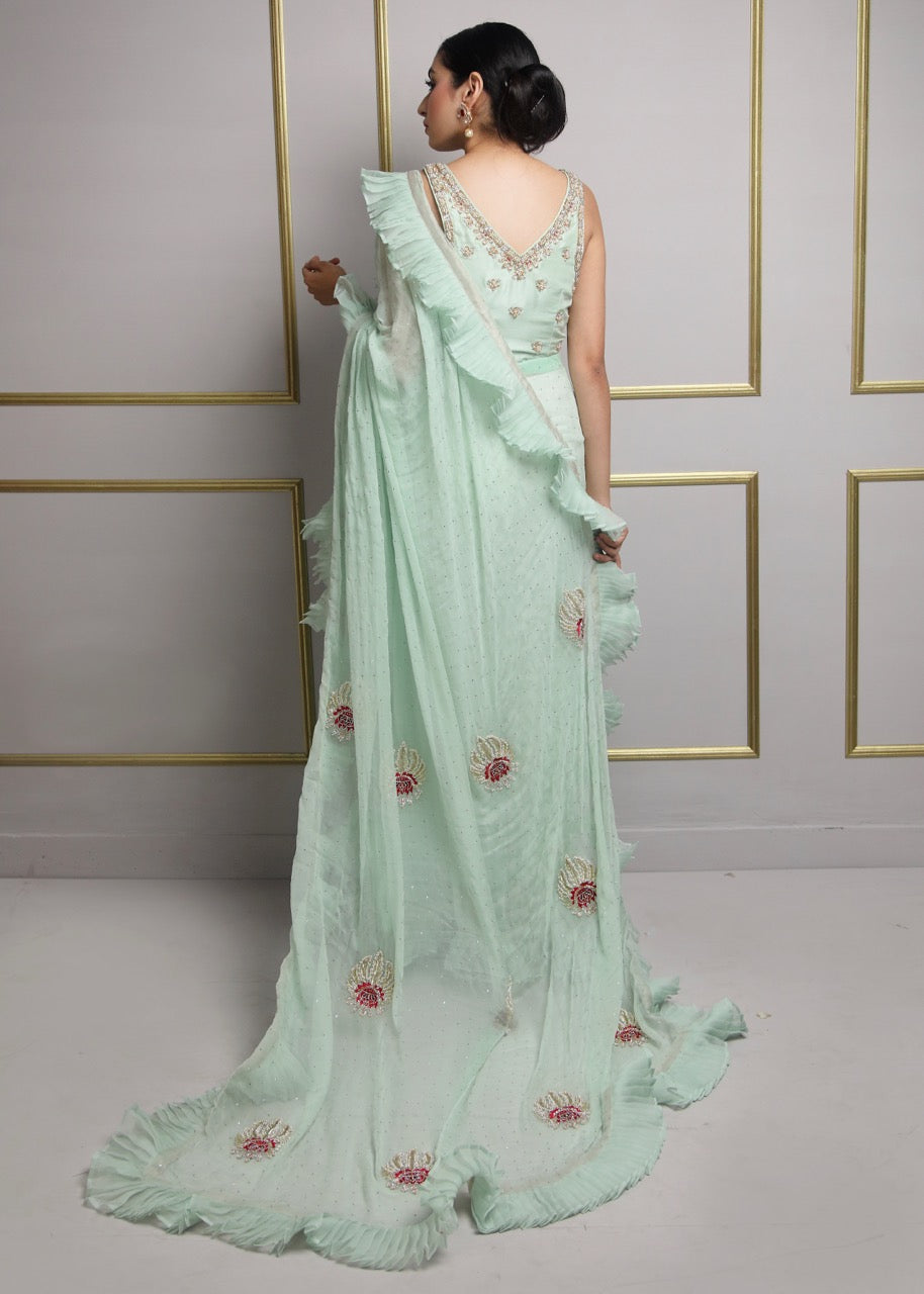 Sea Breeze by Sadaf Fawad Khan — detail view | SFK Formal