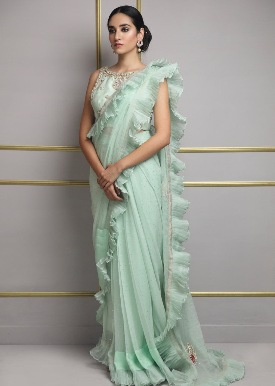 Sea Breeze by Sadaf Fawad Khan — side view | SFK Formal