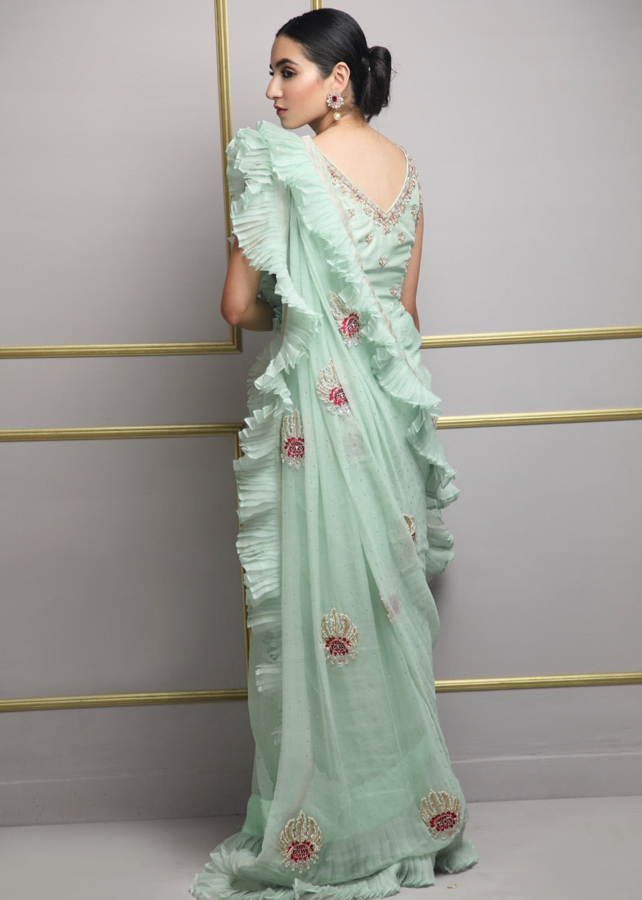 Sea Breeze by Sadaf Fawad Khan — full length view | SFK Formal