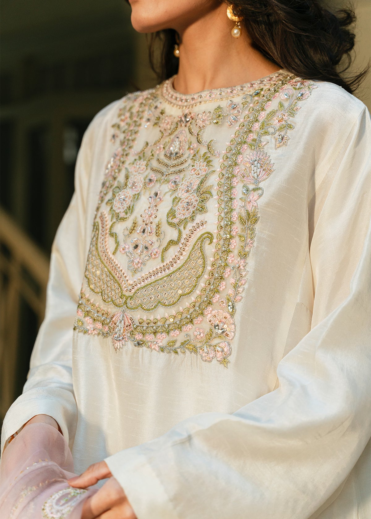 Ayla by Sadaf Fawad Khan — side view | SFK Pret
