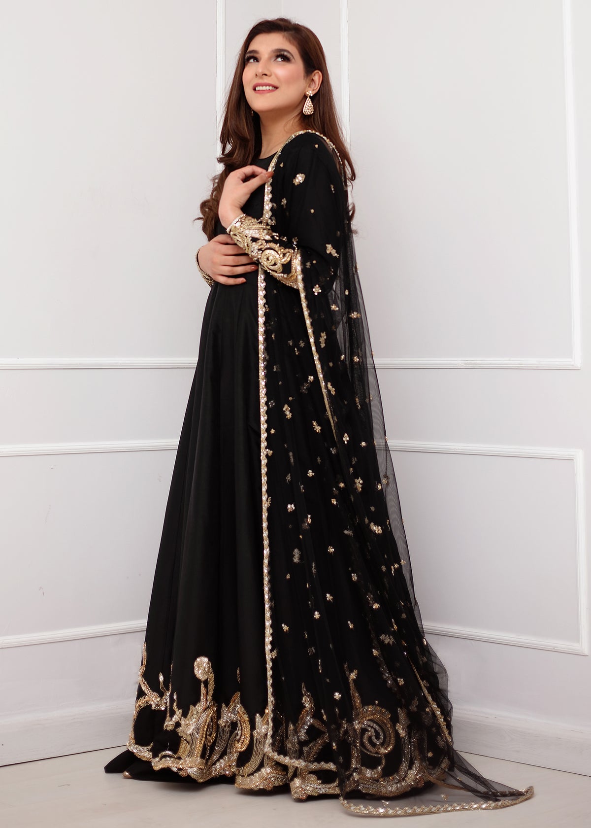 Black Starling by Sadaf Fawad Khan — detail view | SFK Formal