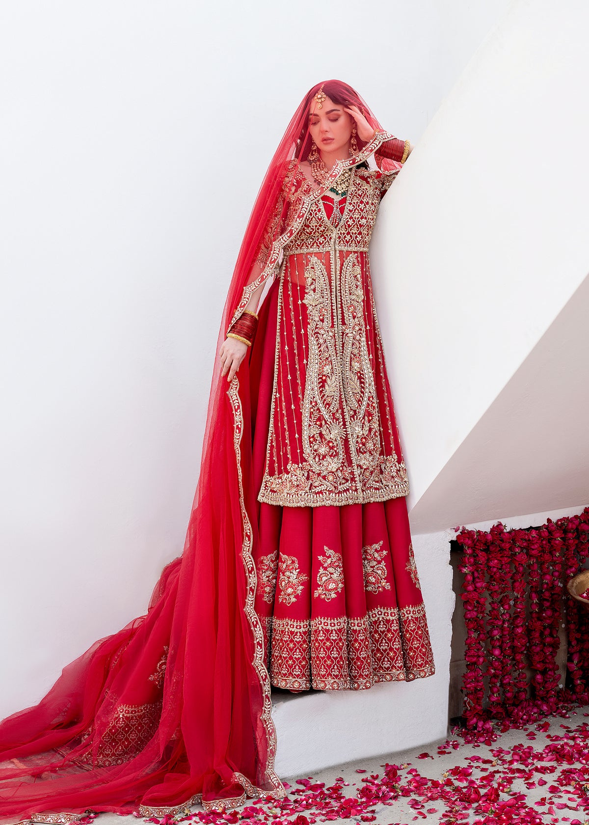 Mia by Sadaf Fawad Khan — close-up view | SFK Bridals