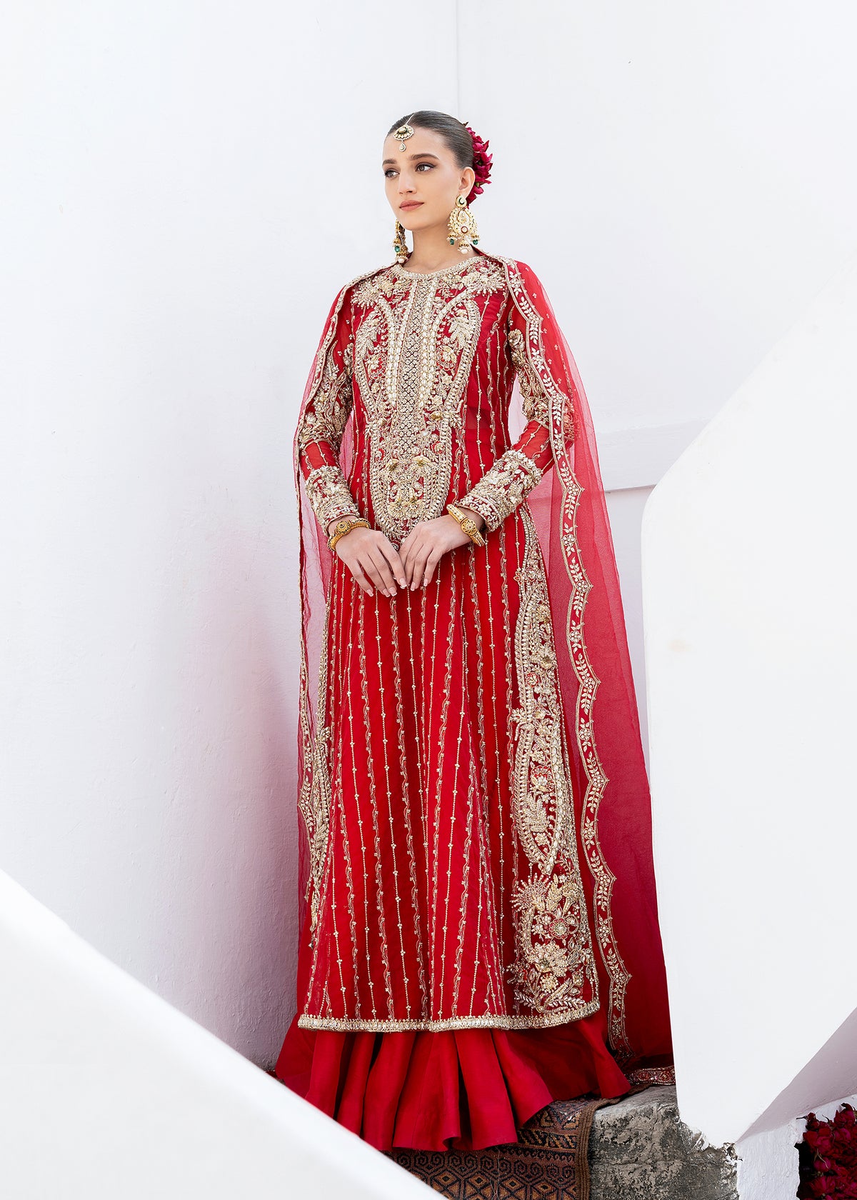 Redwood by Sadaf Fawad Khan — full length view | SFK Bridals