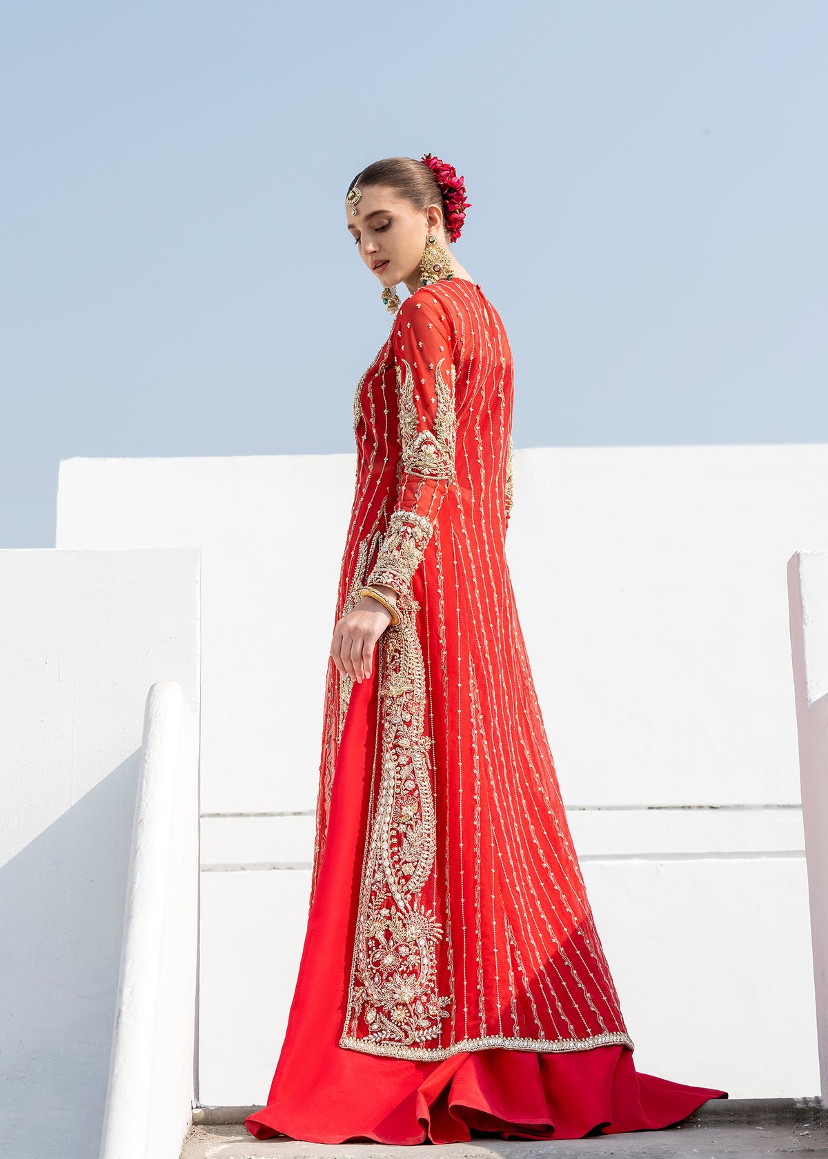 Redwood by Sadaf Fawad Khan — side view | SFK Bridals