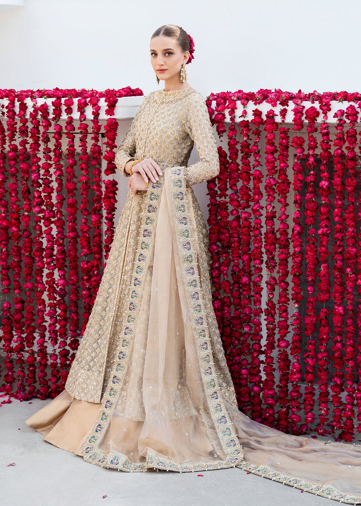 Zoey by Sadaf Fawad Khan — close-up view | SFK Bridals
