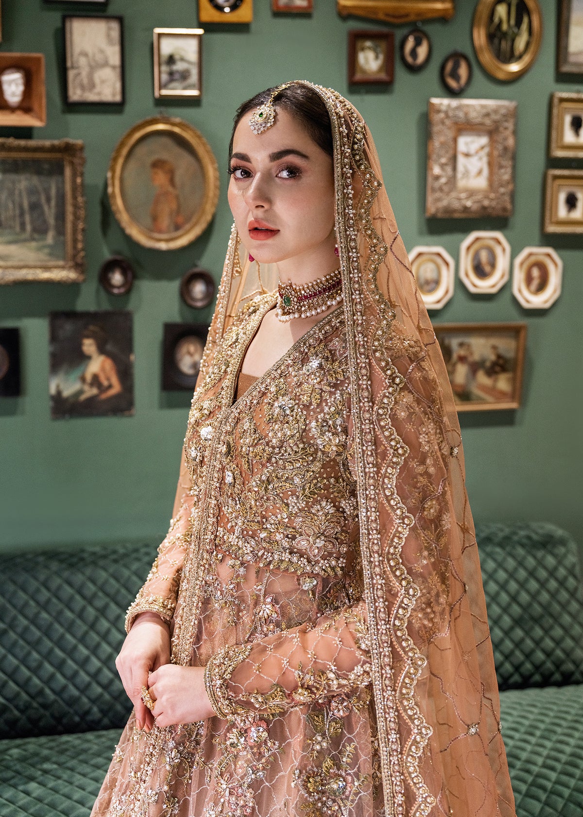 Leena by Sadaf Fawad Khan — side view | SFK Bridals