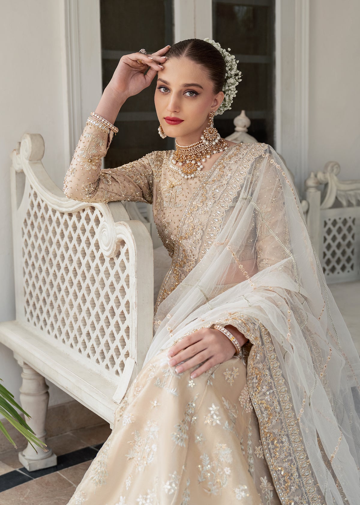 Sophia by Sadaf Fawad Khan — full length view | SFK Bridals