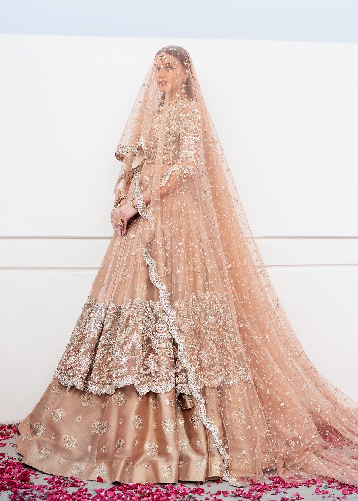 Bella by Sadaf Fawad Khan — side view | SFK Bridals