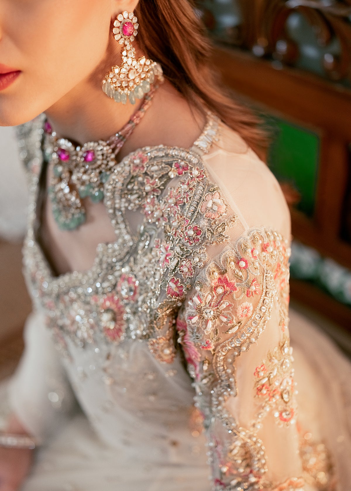 Ava by Sadaf Fawad Khan — side view | SFK Bridals