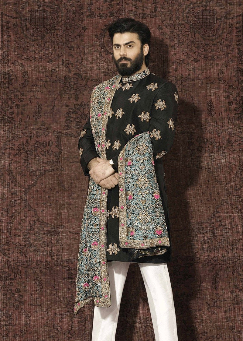 Zardozi Shawl by Sadaf Fawad Khan — detail view | SFK
