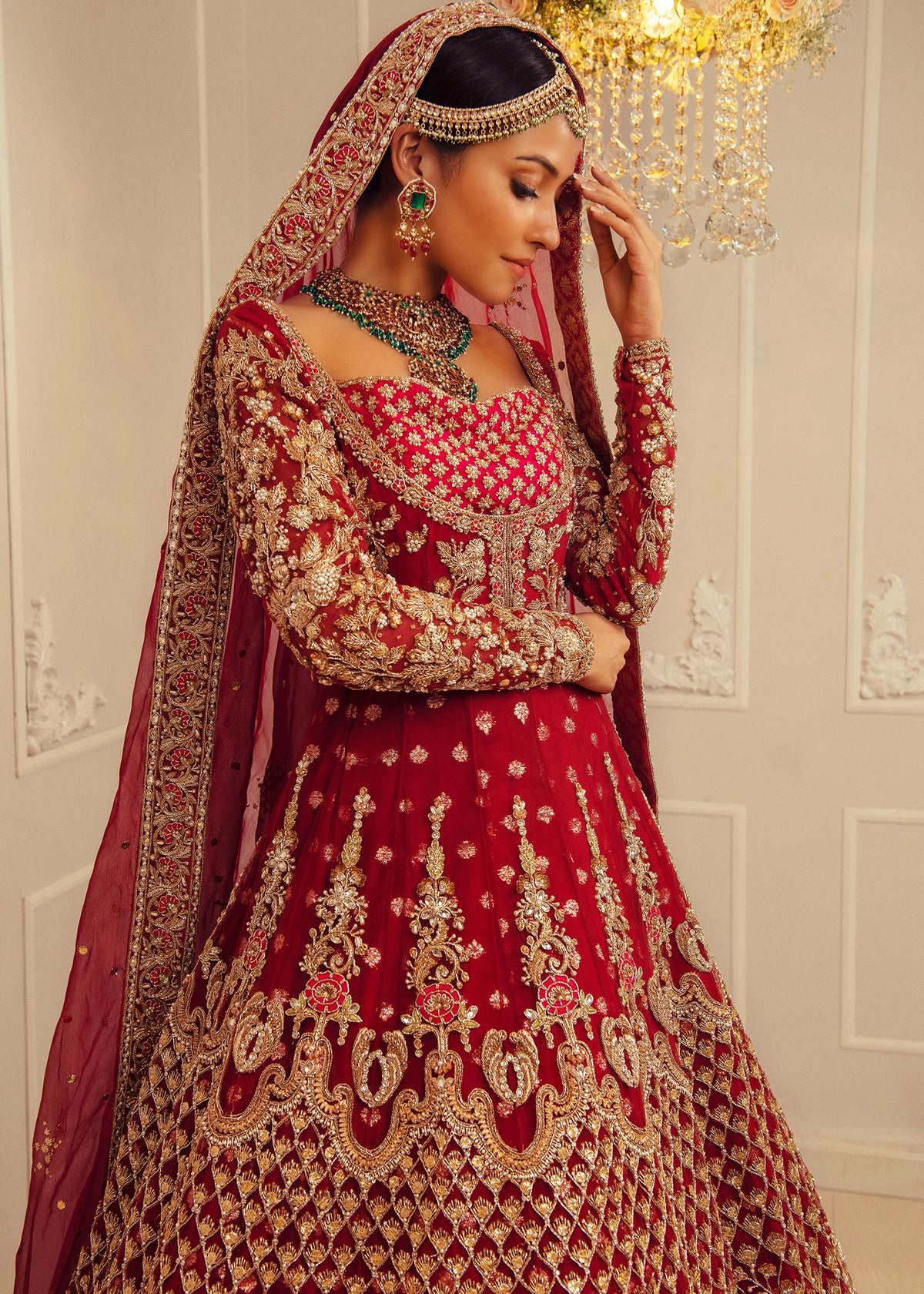 Autumn Rose by Sadaf Fawad Khan — full length view | SFK Formal